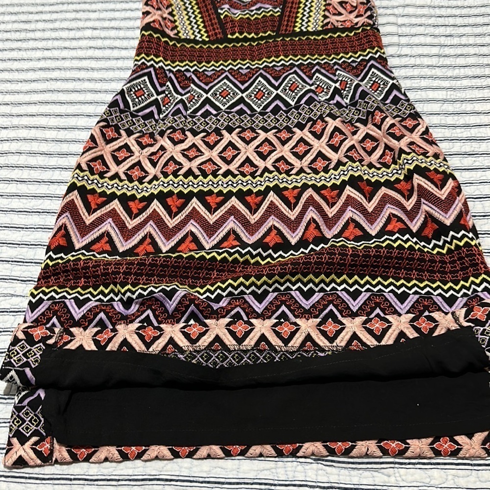 Anthropologie Geo-Embroidered Column Dress by Akemi + Kin size 6 - Picture 16 of 16